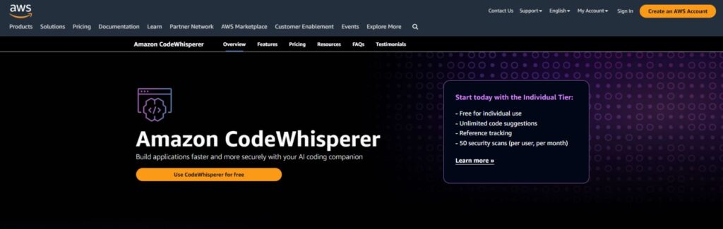 Amazon CodeWhisperer